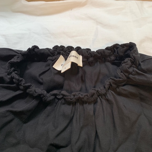 Light Cotton black Blouse - Picture 3 of 4